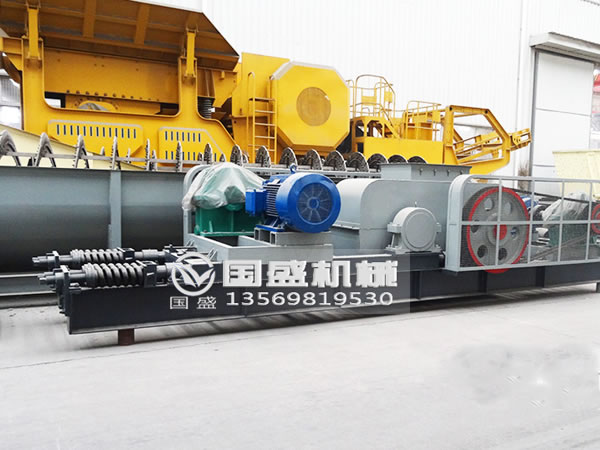 對輥石頭擠壓機 對輥石頭擠壓機